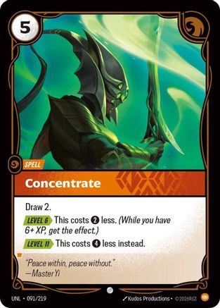 Concentrate (091/219) - Unleashed Foil