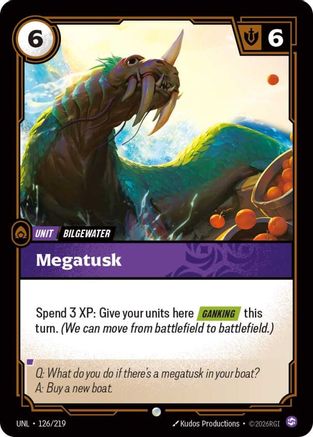 Megatusk (126/219) - Unleashed Foil