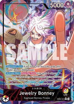 Jewelry Bonney (EB04-001) (Alternate Art) (EB04-001) - Adventure on Kami's Island Foil