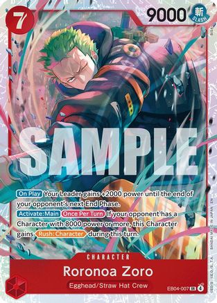 Roronoa Zoro (EB04-007) (EB04-007) - Adventure on Kami's Island Foil