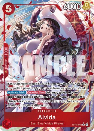 Alvida (Alternate Art) (OP15-003) - Adventure on Kami's Island Foil