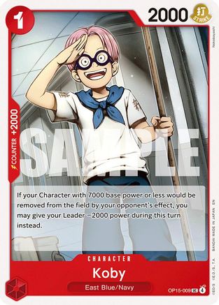 Koby (OP15-009) (OP15-009) - Adventure on Kami's Island