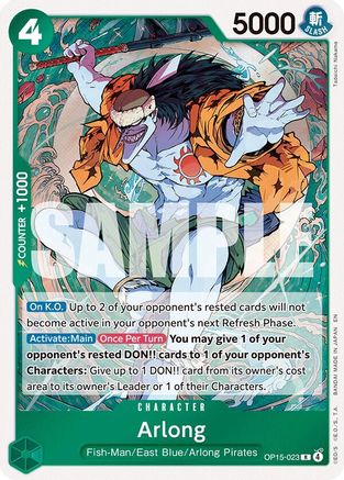 Arlong (OP15-023) - Adventure on Kami's Island Foil