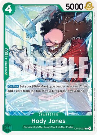 Hody Jones (OP15-033) - Adventure on Kami's Island