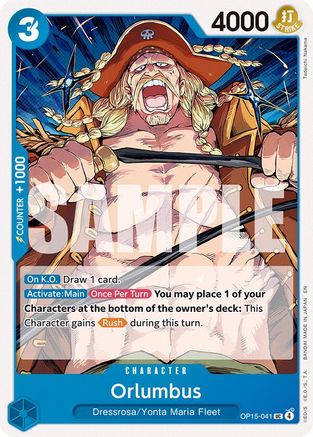 Orlumbus (OP15-041) - Adventure on Kami's Island