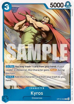 Kyros (OP15-042) - Adventure on Kami's Island Foil