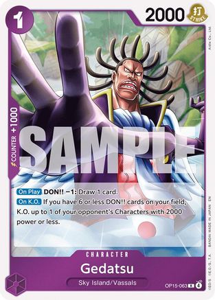Gedatsu (OP15-063) - Adventure on Kami's Island Foil