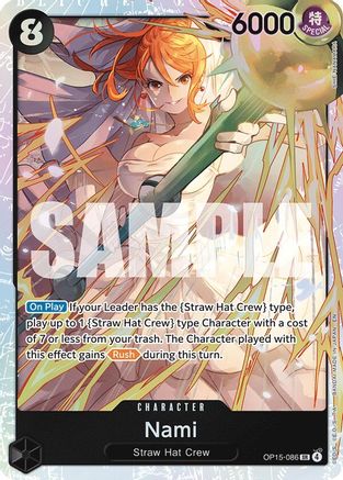 Nami (OP15-086) (OP15-086) - Adventure on Kami's Island Foil