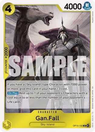Gan.Fall (OP15-102) - Adventure on Kami's Island Foil