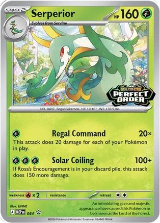 Serperior 064  - Holofoil ME Mega Evolution Promo - Promo