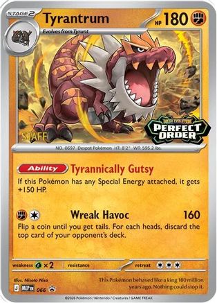 Tyrantrum 066  - Holofoil ME Mega Evolution Promo - Promo