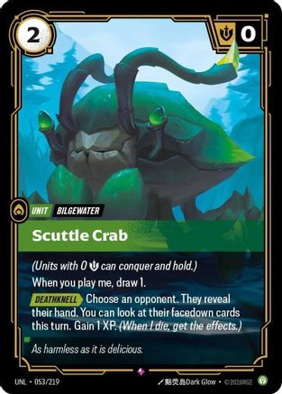 Scuttle Crab (053/219) - Unleashed Foil
