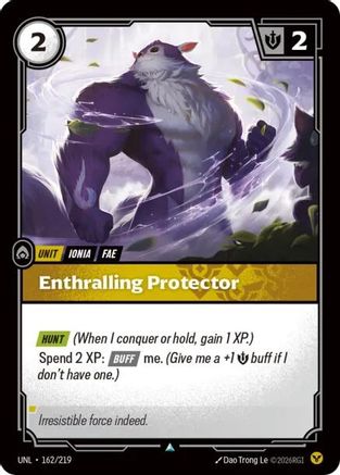 Enthralling Protector (162/219) - Unleashed Foil