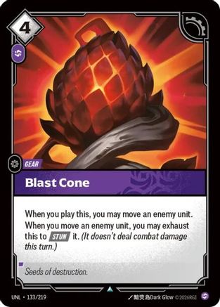 Blast Cone (133/219) - Unleashed Foil