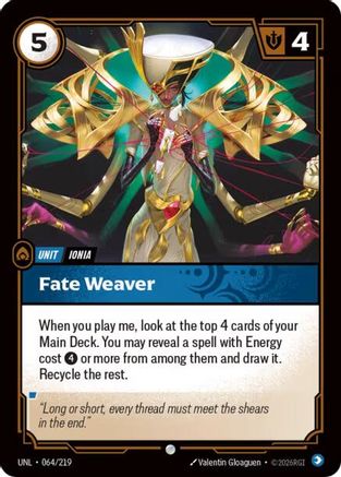 Fate Weaver (064/219) - Unleashed Foil