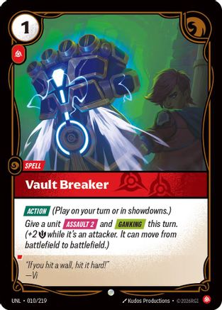 Vault Breaker (010/219) - Unleashed Foil