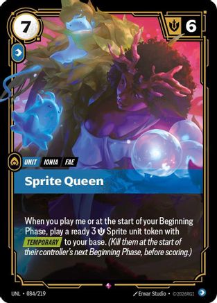 Sprite Queen (084/219) - Unleashed Foil