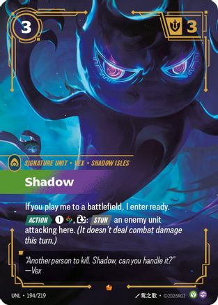 Shadow (194/219) - Unleashed Foil