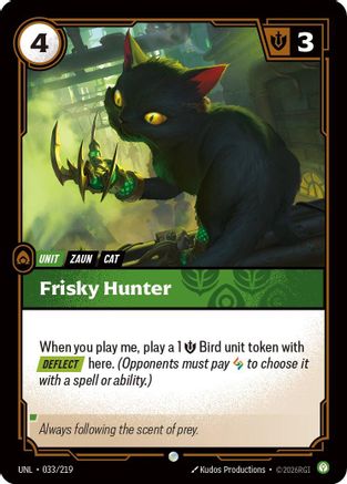 Frisky Hunter (033/219) - Unleashed Foil