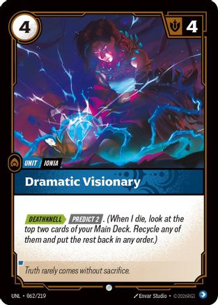 Dramatic Visionary (062/219) - Unleashed Foil