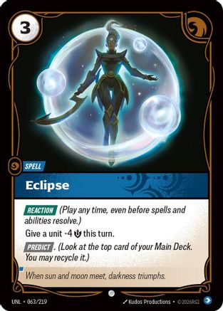 Eclipse (063/219) - Unleashed Foil