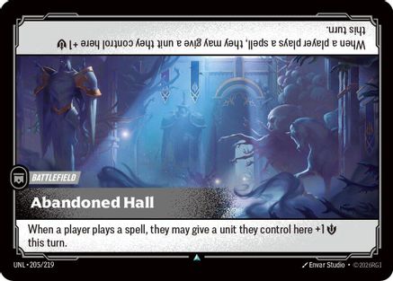 Abandoned Hall (205/219) - Unleashed