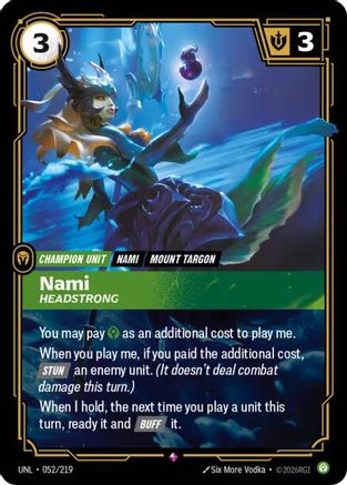Nami - Headstrong (052/219) - Unleashed Foil