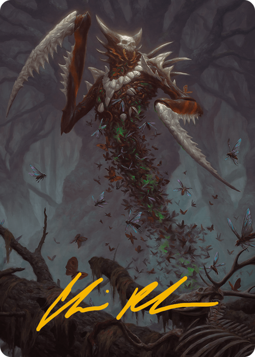 Grist, the Plague Swarm // Grist, the Plague Swarm (AMH3-018) - Modern Horizons 3 Art Series (Borderless) Foil