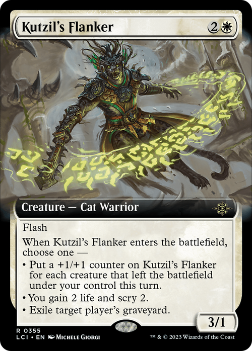 Kutzil's Flanker (Extended Art) (LCI-355) - The Lost Caverns of Ixalan: (Extended Art)
