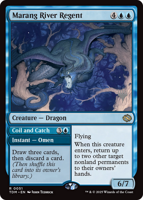 Marang River Regent // Coil and Catch (PPTDM-51P) - Promo Pack: Tarkir: Dragonstorm Foil