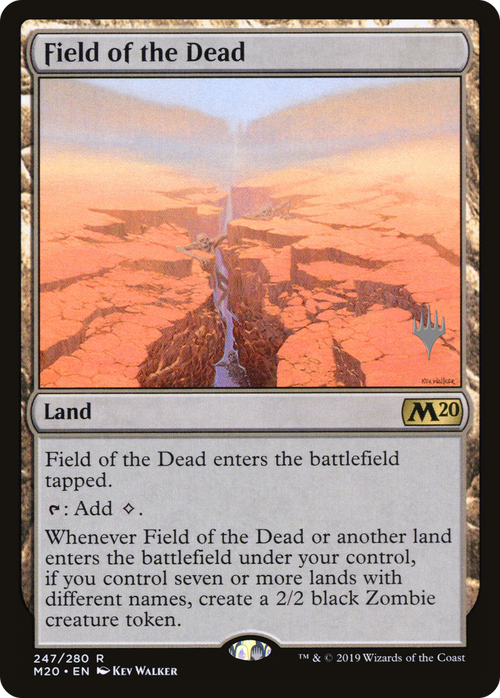 Field of the Dead (PPM20-247P) - Core Set 2020 Promos Foil