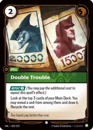 Double Trouble (032/219) - Unleashed Foil