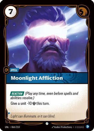 Moonlight Affliction (066/219) - Unleashed Foil