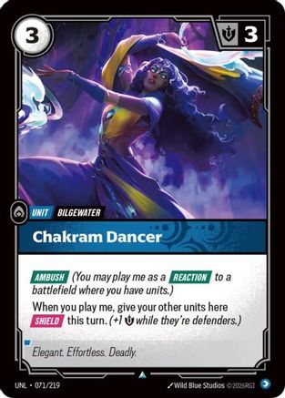 Chakram Dancer (071/219) - Unleashed Foil