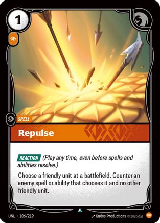 Repulse (106/219) - Unleashed Foil