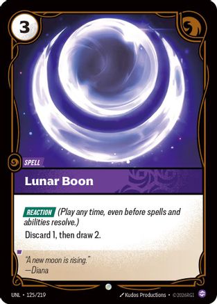 Lunar Boon (125/219) - Unleashed