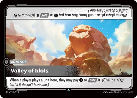 Valley of Idols (218/219) - Unleashed Foil