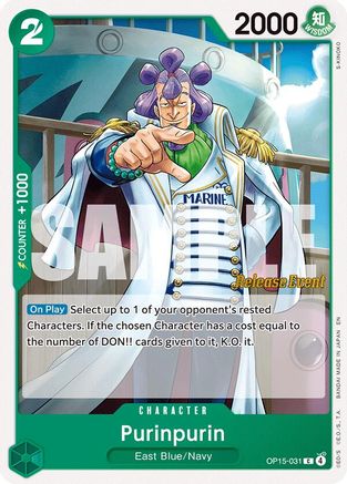 Purinpurin (OP15-031) - Adventure on Kami's Island Release Event Cards