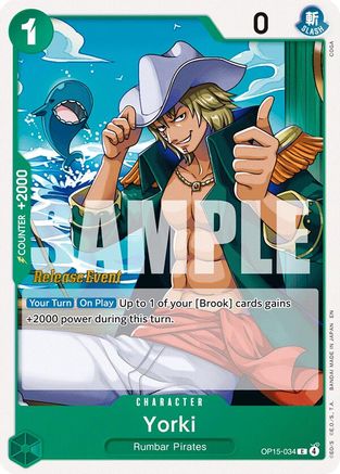 Yorki (OP15-034) - Adventure on Kami's Island Release Event Cards