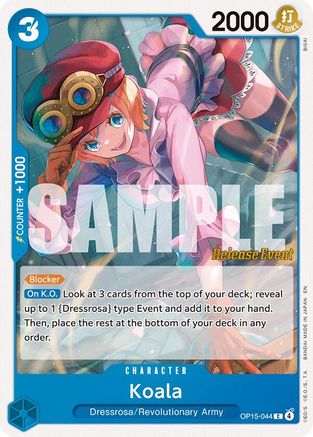 Koala (OP15-044) - Adventure on Kami's Island Release Event Cards