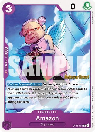 Amazon (OP15-059) - Adventure on Kami's Island Release Event Cards