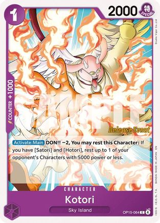 Kotori (OP15-064) - Adventure on Kami's Island Release Event Cards