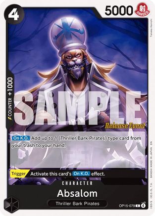 Absalom (OP15-079) - Adventure on Kami's Island Release Event Cards