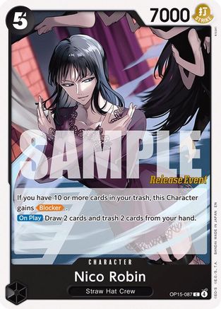 Nico Robin (OP15-087) (OP15-087) - Adventure on Kami's Island Release Event Cards