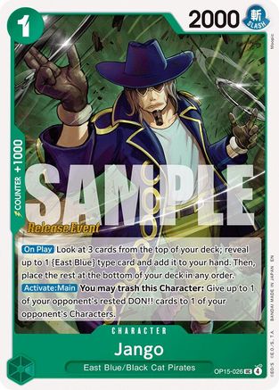 Jango (OP15-026) - Adventure on Kami's Island Release Event Cards