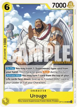 Urouge (OP15-099) - Adventure on Kami's Island Release Event Cards