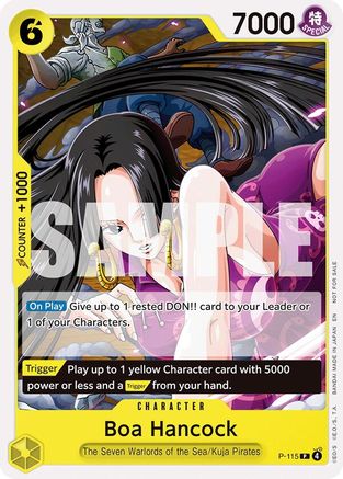 Boa Hancock (OP15 Release Event) (P-115) - One Piece Promotion Cards