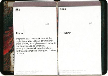 Sky Deck (Black Lotus Unknown Planechase) (OVER-) - Oversize Cards