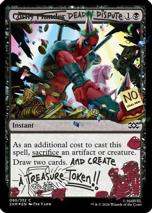 Deadly Dispute (080) (Pool Party Foil) (SLD-080) - Secret Lair Drop Series Foil