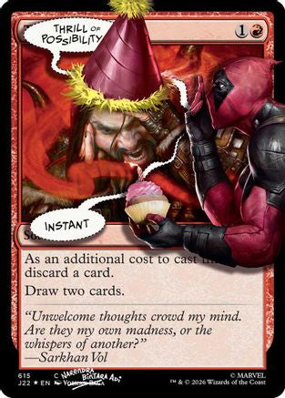 Thrill of Possibility (615) (Pool Party Foil) (SLD-615) - Secret Lair Drop Series Foil